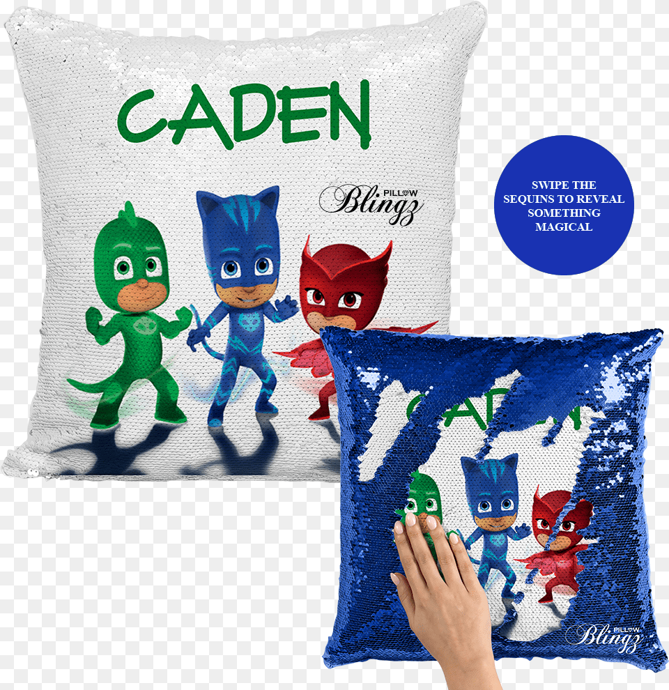 Happy Birthday 3 Pj Masks, Home Decor, Cushion, Pillow, Toy Free Png