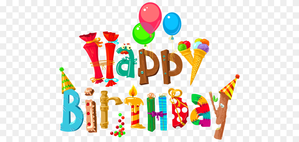 Happy Birthday, People, Person, Balloon, Cream Png Image