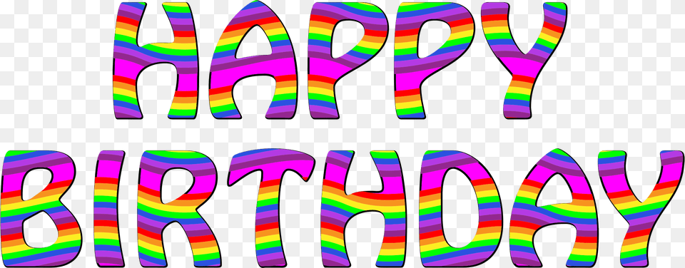 Happy Birthday, Purple, Light, Text, Person Free Png
