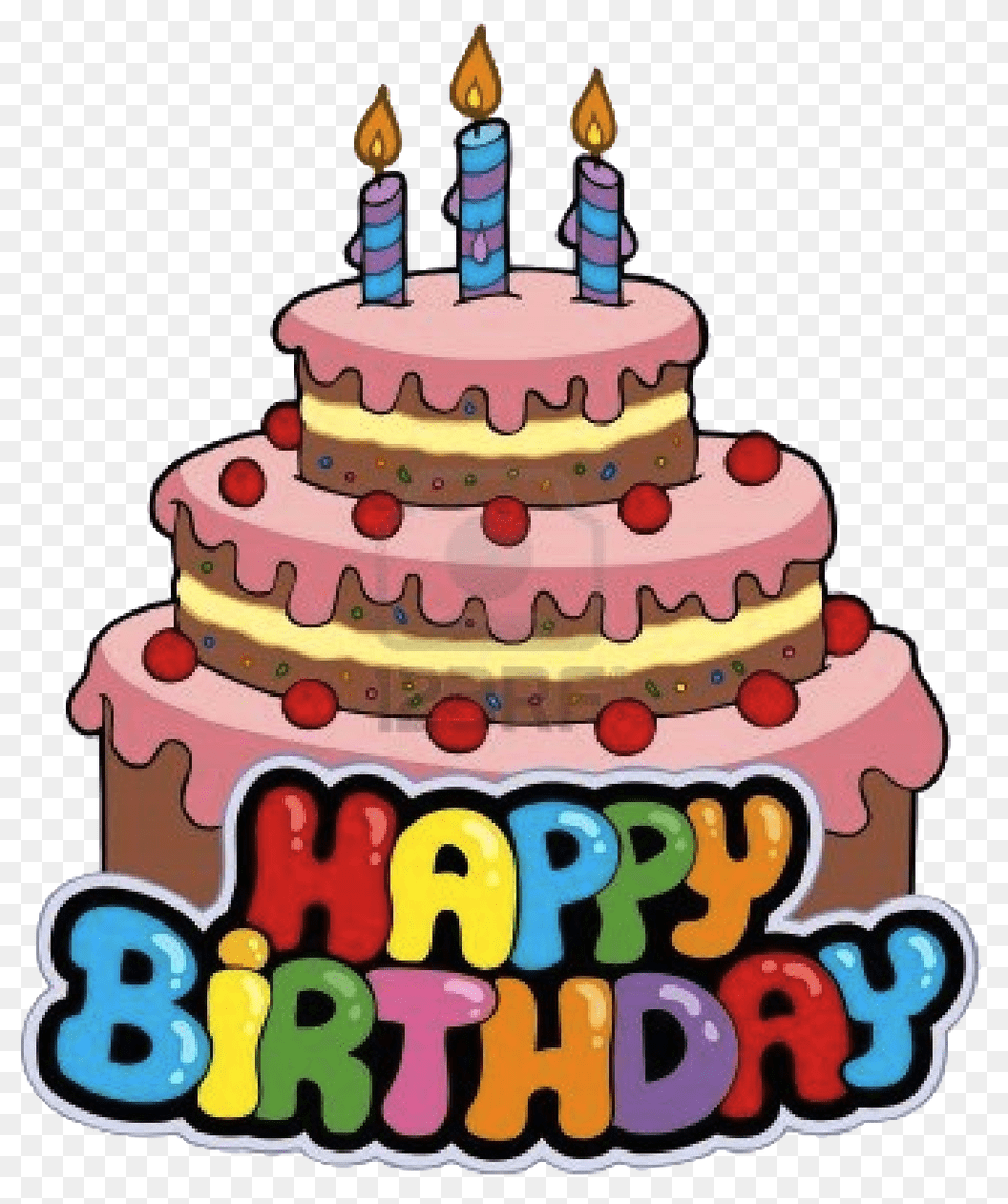 Happy Birthday, Birthday Cake, Cake, Cream, Dessert Free Png Download