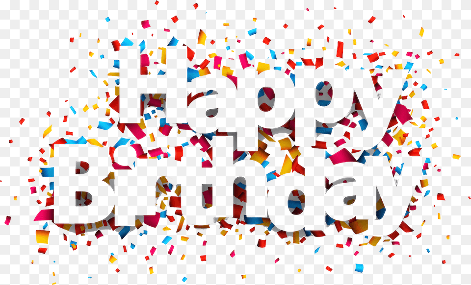 Happy Birthday Alles Gute Zum Geburtstag, Paper, Confetti, Baby, Machine Free Png Download