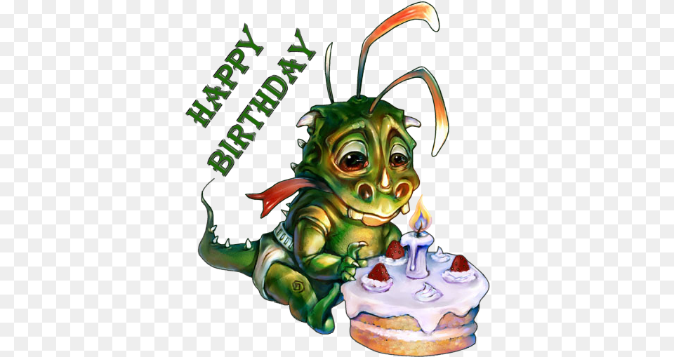 Happy Birthday Baby Dragon, Birthday Cake, Cake, Cream, Dessert Png