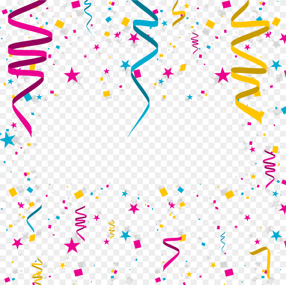 Happy Birthday Background, Confetti, Paper Free Transparent Png