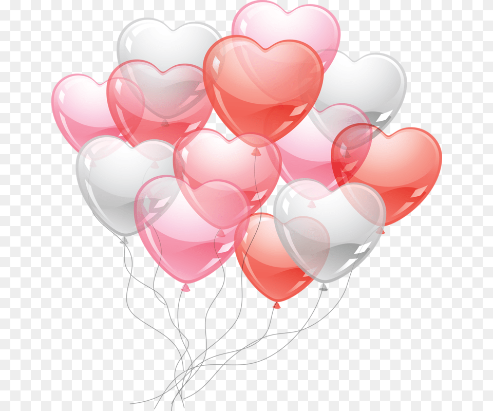 Happy Birthday Ballons Valentines Balloons Valentines Pink Heart Birthday Balloons, Balloon Png