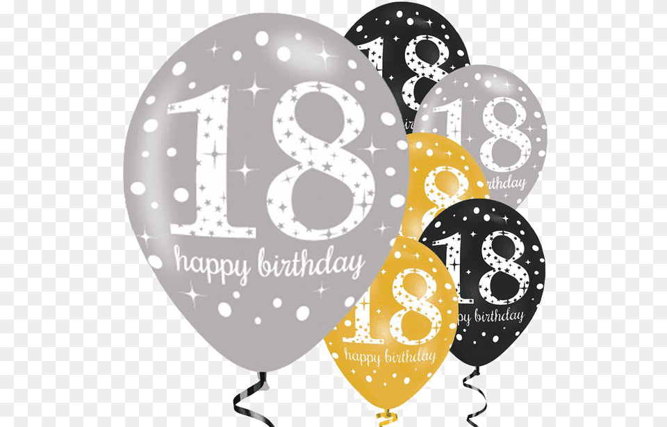 Happy Birthday Balloons, Balloon, Text Png Image