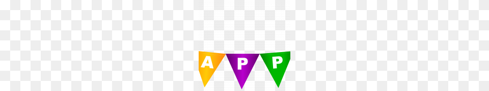 Happy Birthday Balloons, Triangle, Banner, Text Png Image