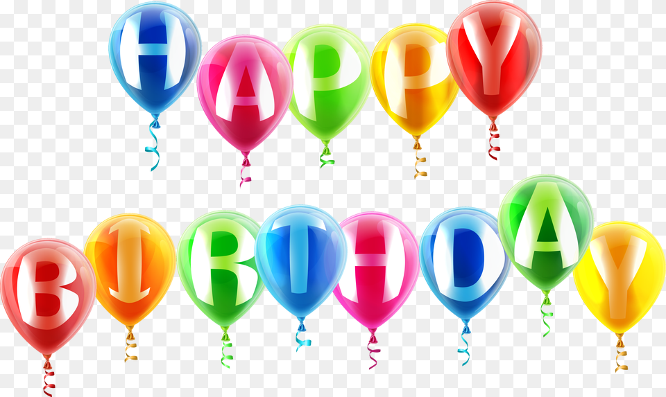 Happy Birthday Balloons Background Png