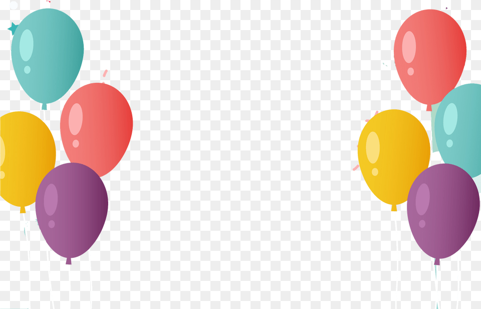 Happy Birthday Balloons Hd Birthday Balloon Frame Free Png Download