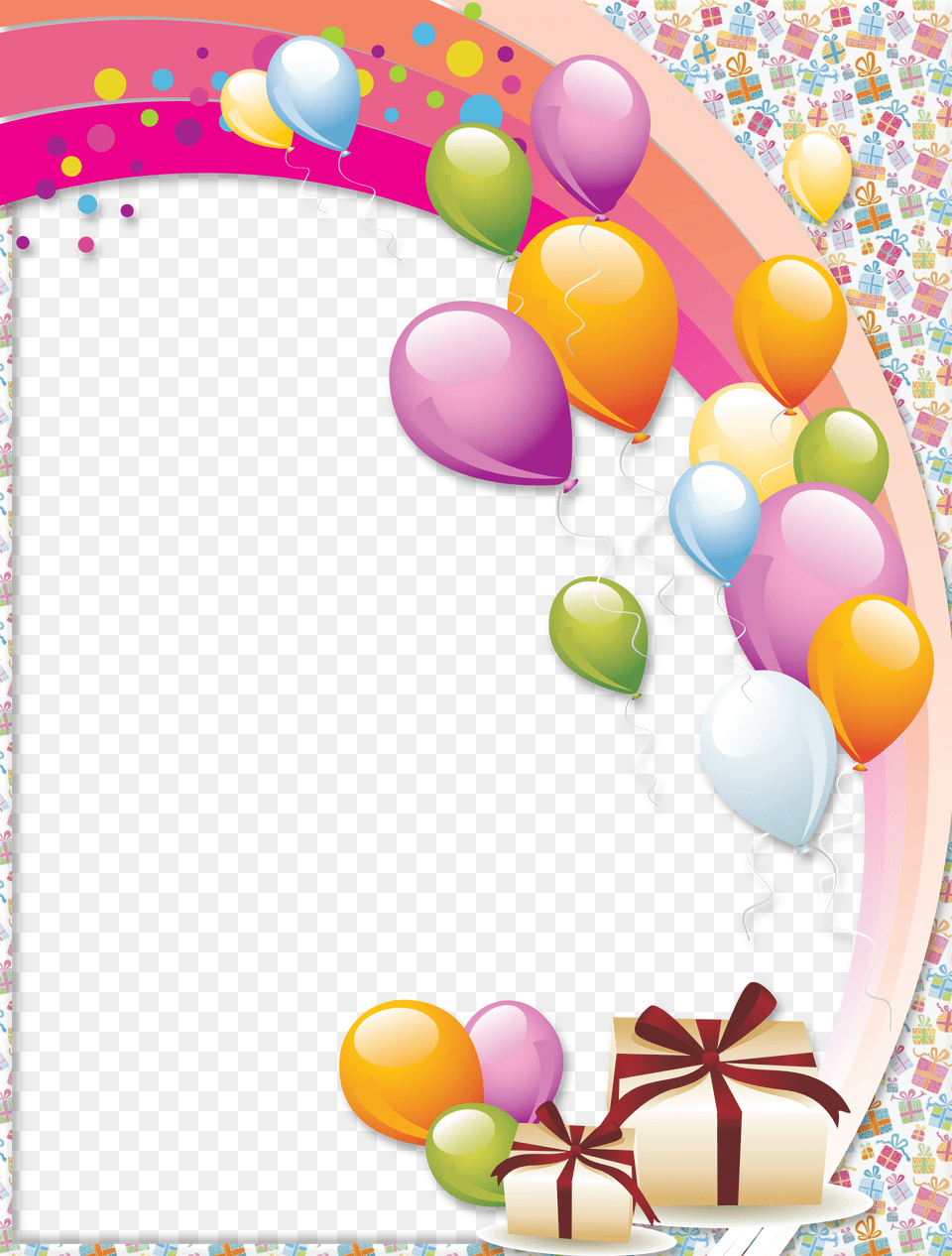 Happy Birthday Balloons Picture Happy Birthday Frame, Balloon, People, Person Png