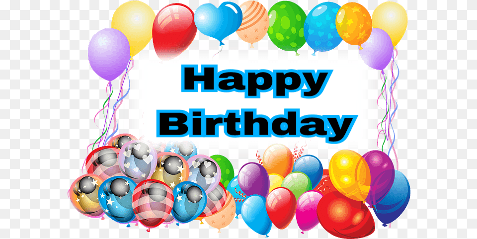 Happy Birthday Balloons Transparent Background Cute Happy Birthday Wishes In Hindi, Balloon, People, Person Png Image
