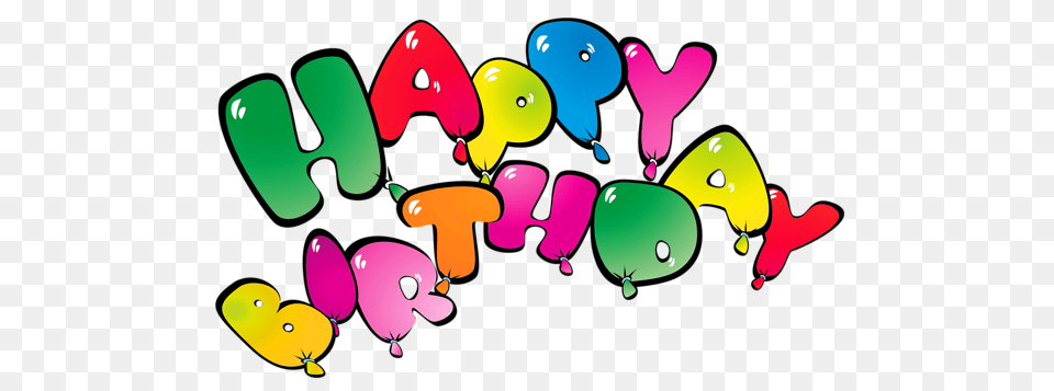 Happy Birthday Balloons Transparent Background Happy, Art, Balloon, Graphics, Text Free Png Download
