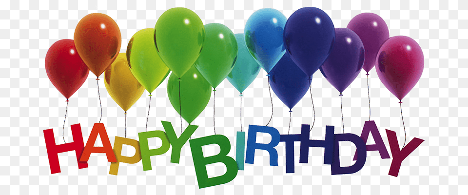 Happy Birthday Balloons Transparent Images, Balloon, People, Person Png Image