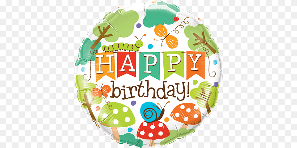 Happy Birthday Banner Garden Balloon, Birthday Cake, Cake, Cream, Dessert Free Png Download