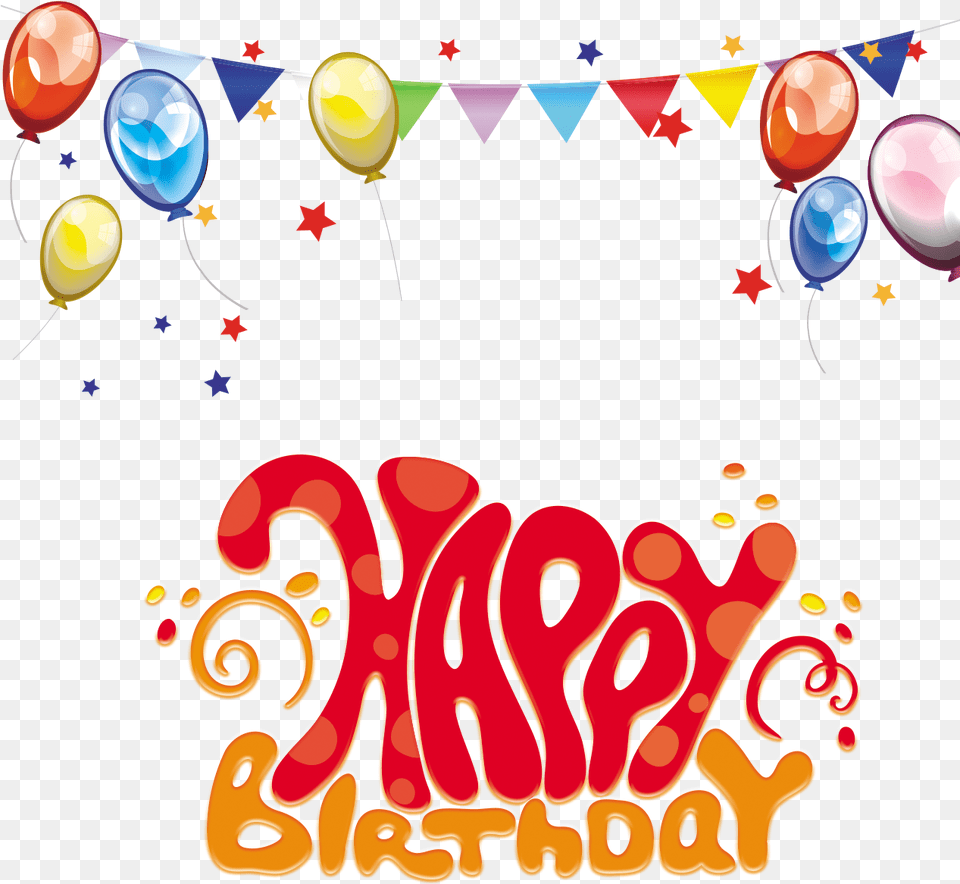 Happy Birthday Banner Image Play Fun Birthday Background, Balloon, Art, Graphics Free Transparent Png