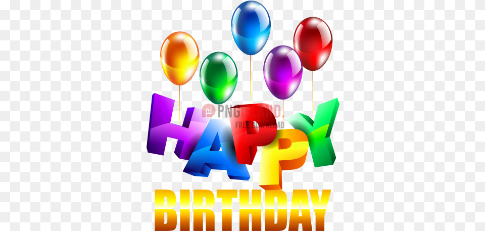 Happy Birthday Bi Image With Happy Birthday Gif, Balloon Png