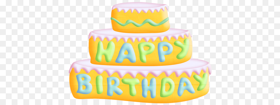 Happy Birthday Birthday, Birthday Cake, Cake, Cream, Dessert Png