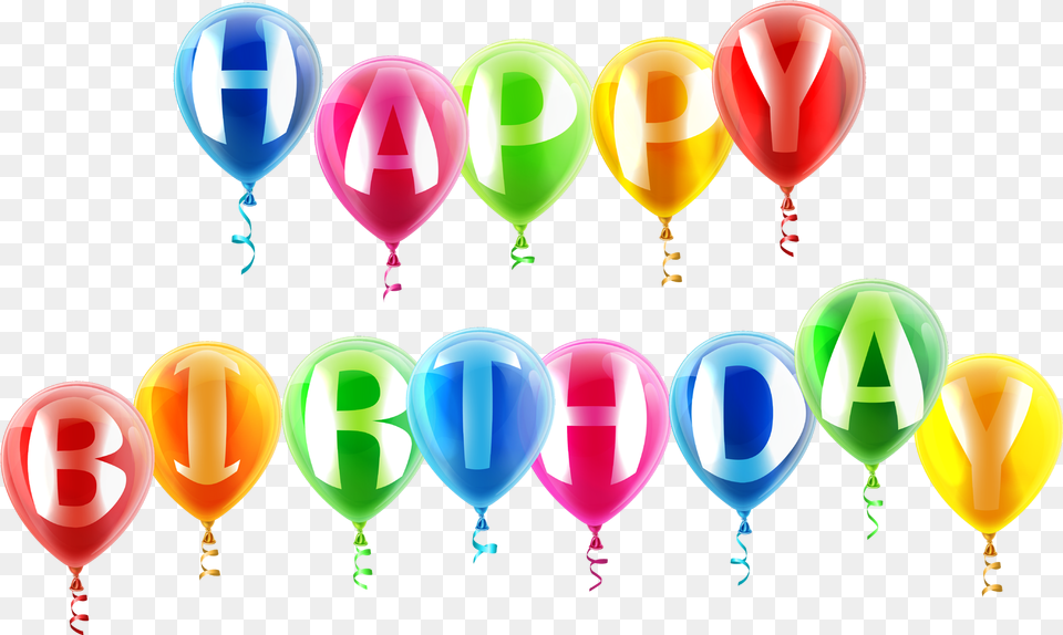 Happy Birthday Birthday Balloons, Balloon Free Png