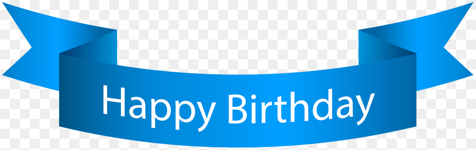 Happy Birthday Blue Banner Clip Art Gallery, Text, Paper Free Png
