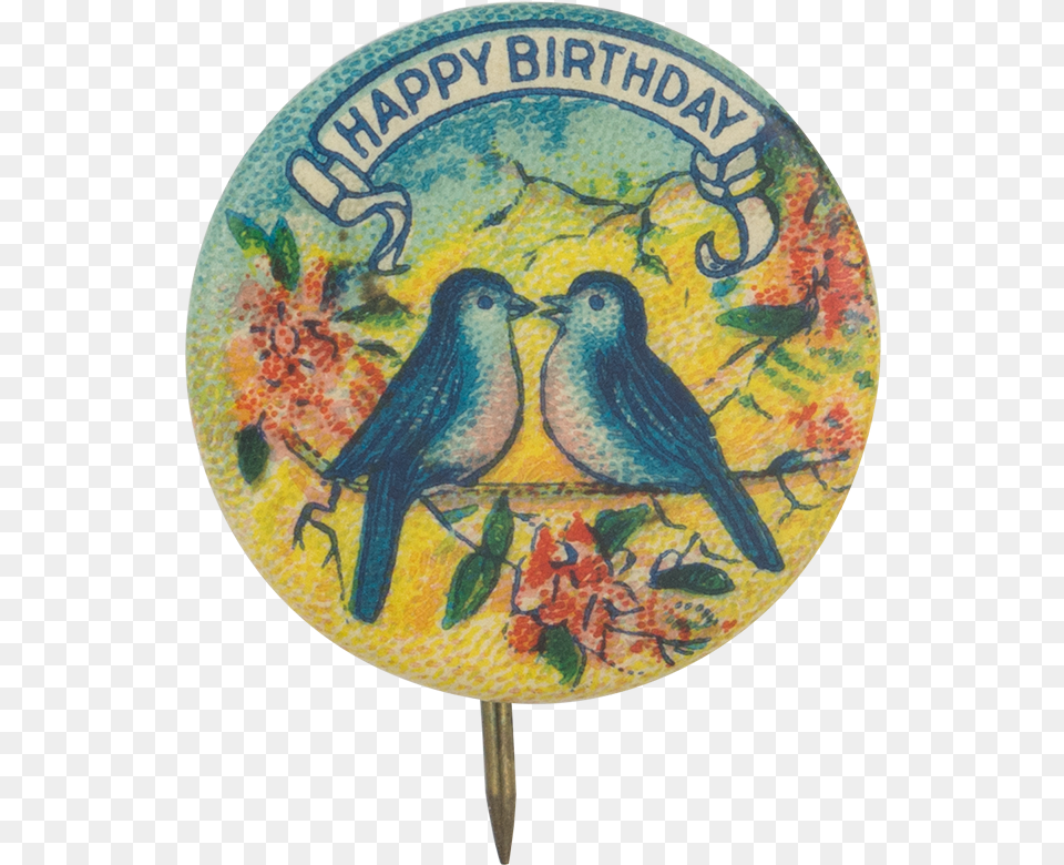 Happy Birthday Blue Birds Bluebird, Animal, Bird Png Image