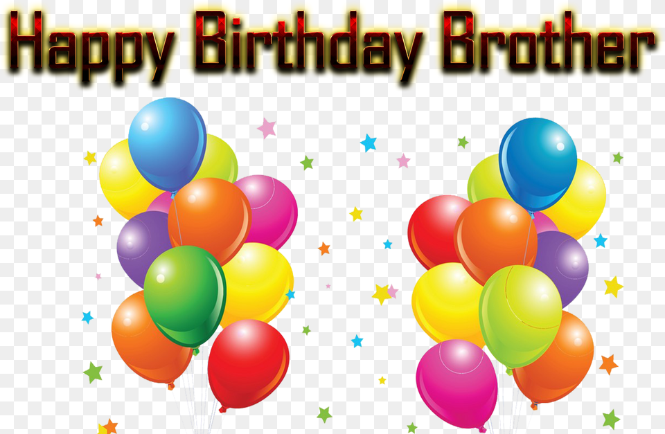 Happy Birthday Brother Background Happy Birthday Brother, Balloon Png Image