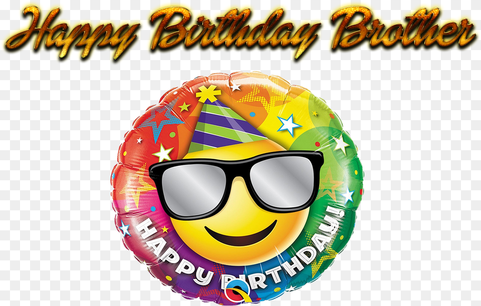 Happy Birthday Brother Background Smiley, Accessories, Clothing, Hat, Sunglasses Free Transparent Png