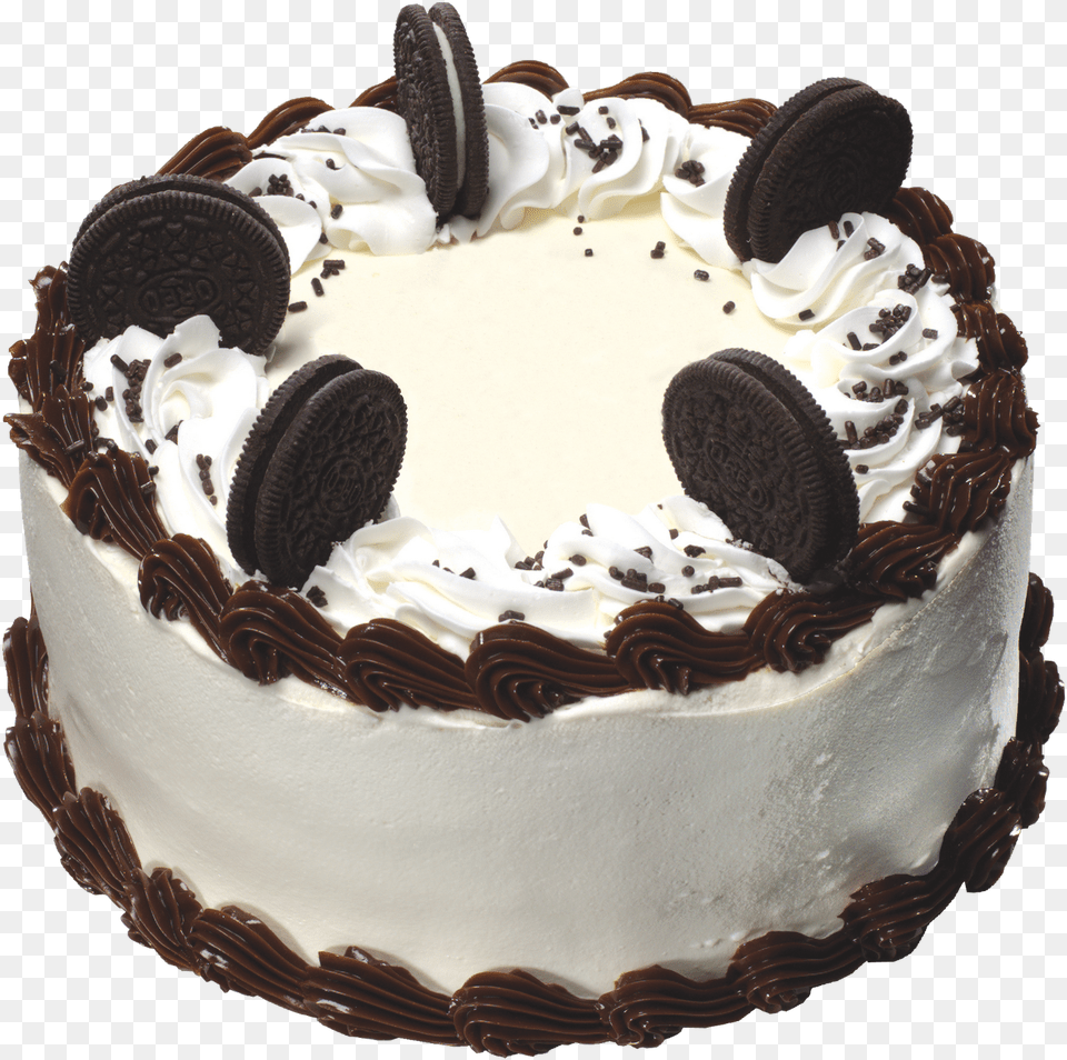Happy Birthday Cake Brusters Oreo Ice Cream Cake, Birthday Cake, Dessert, Food, Icing Png Image