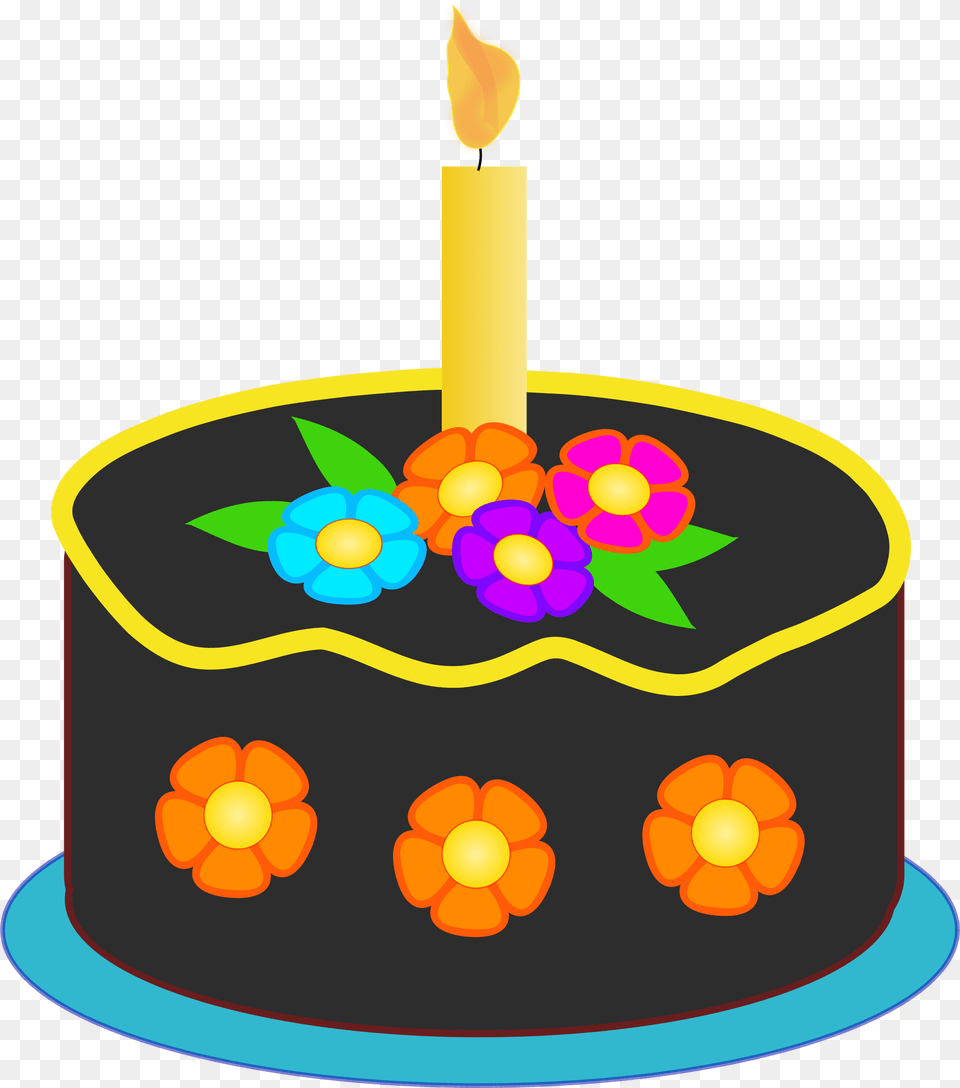 Happy Birthday Cake Clip Art Items Used In Birthday Party, Birthday Cake, Cream, Dessert, Food Free Png