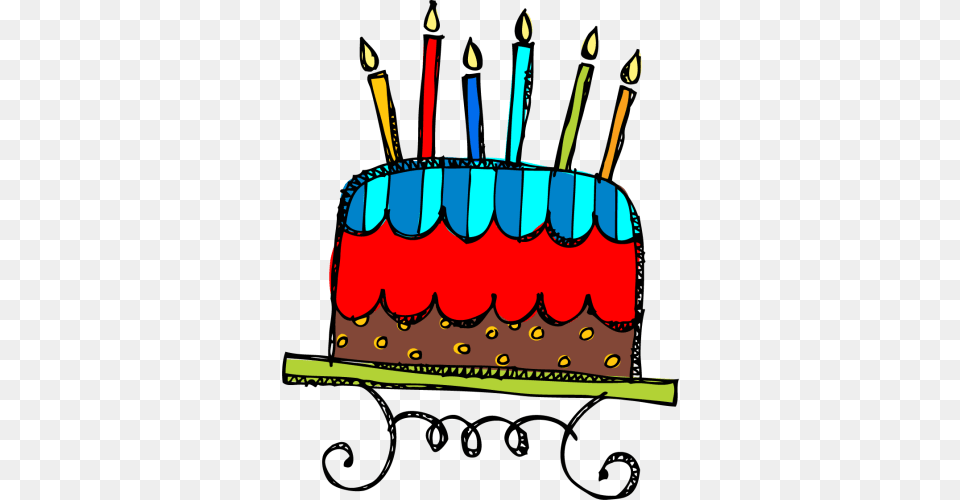 Happy Birthday Cake Clipart Birthday Cake 6 Clip Art, Birthday Cake, Cream, Dessert, Food Free Png