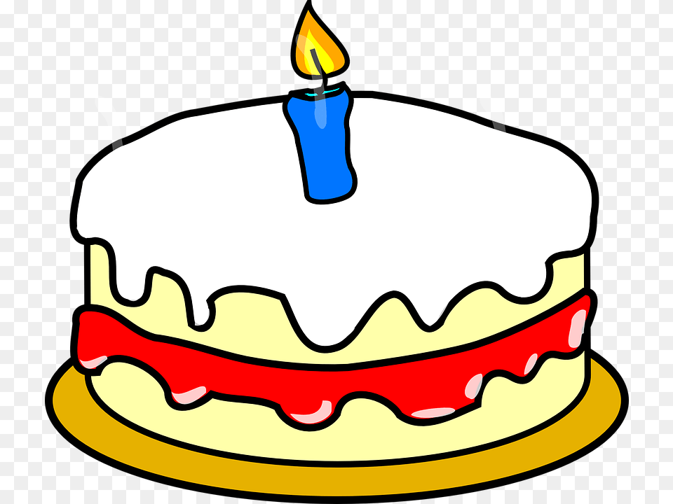 Happy Birthday Cake Clipart Desktop Backgrounds, Birthday Cake, Cream, Dessert, Food Png Image