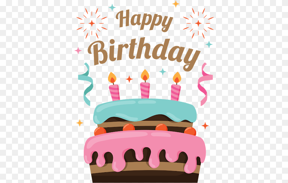 Happy Birthday Cake Design, Birthday Cake, Cream, Dessert, Food Png Image