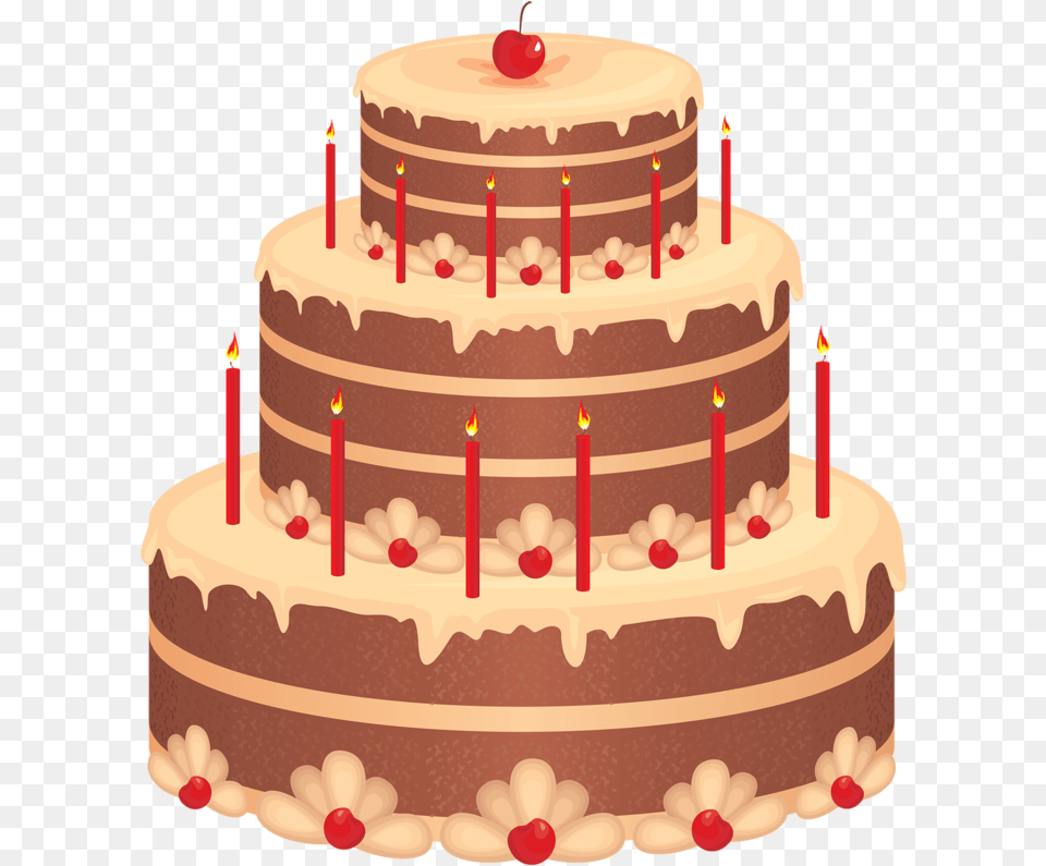 Happy Birthday Cake Vector, Birthday Cake, Cream, Dessert, Food Png