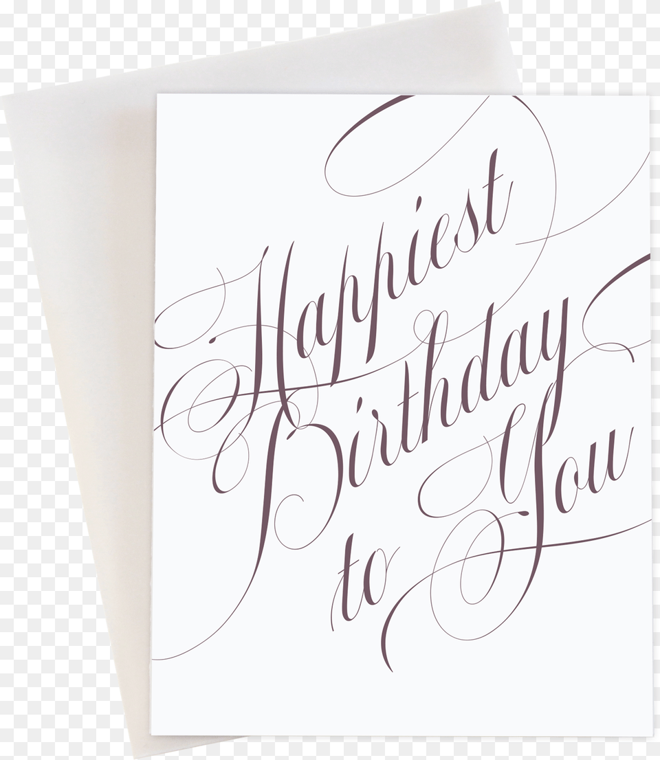 Happy Birthday Calligraphy Handwritten, Handwriting, Text, White Board Free Transparent Png