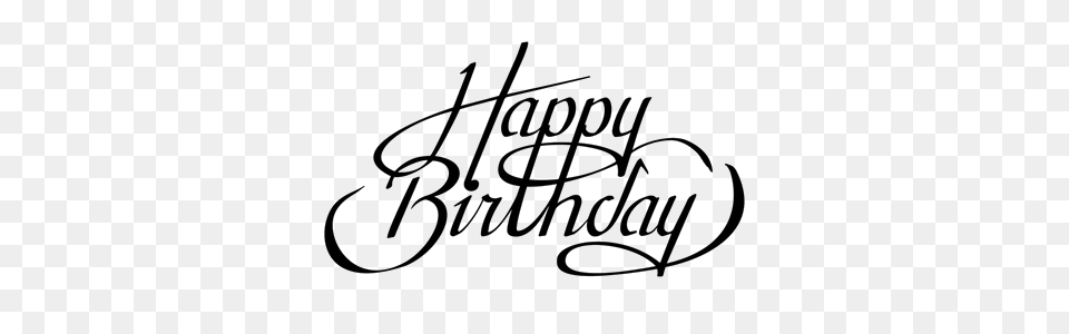 Happy Birthday Calligraphy Transparent, Handwriting, Text, Dynamite, Weapon Free Png Download