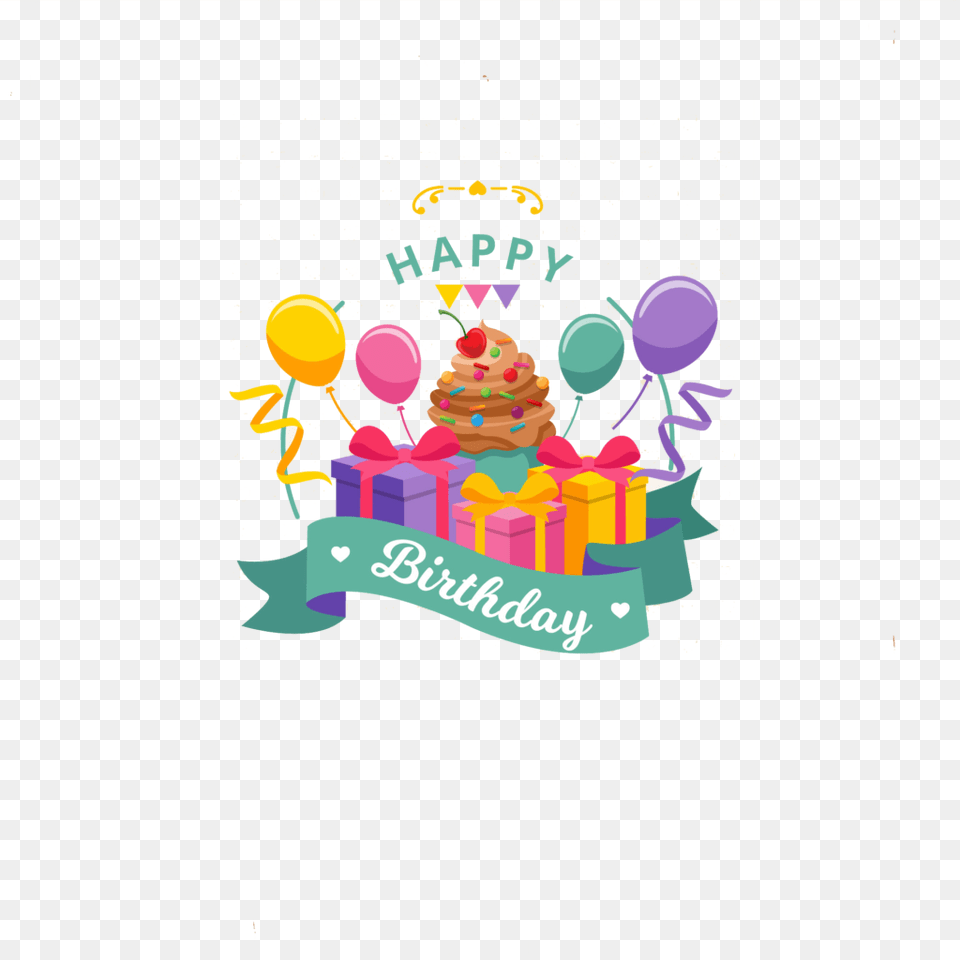 Happy Birthday Calligraphy Transparent Transparent Background Birthday, People, Person, Balloon, Text Free Png Download