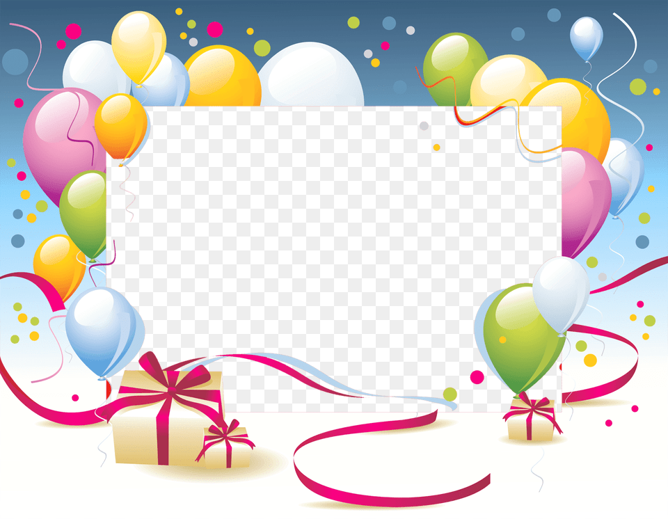 Happy Birthday Card Template, Balloon, People, Person Free Transparent Png