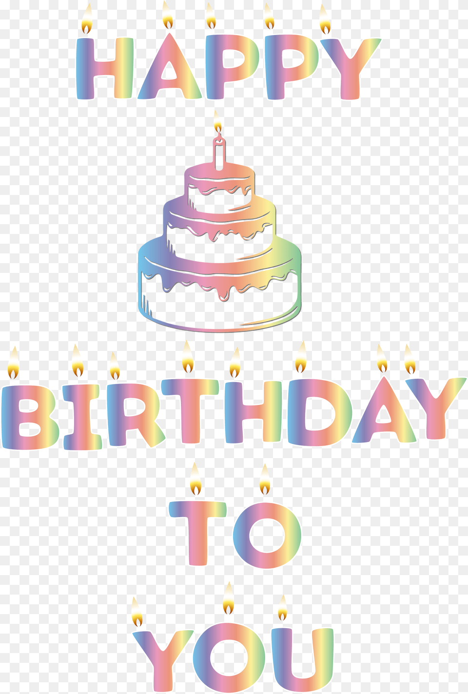 Happy Birthday Clip, Birthday Cake, Cake, Cream, Dessert Png Image