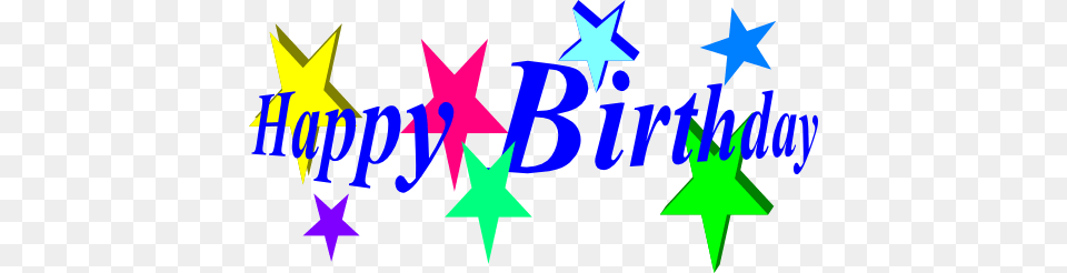 Happy Birthday Clip Art, Star Symbol, Symbol Free Png Download