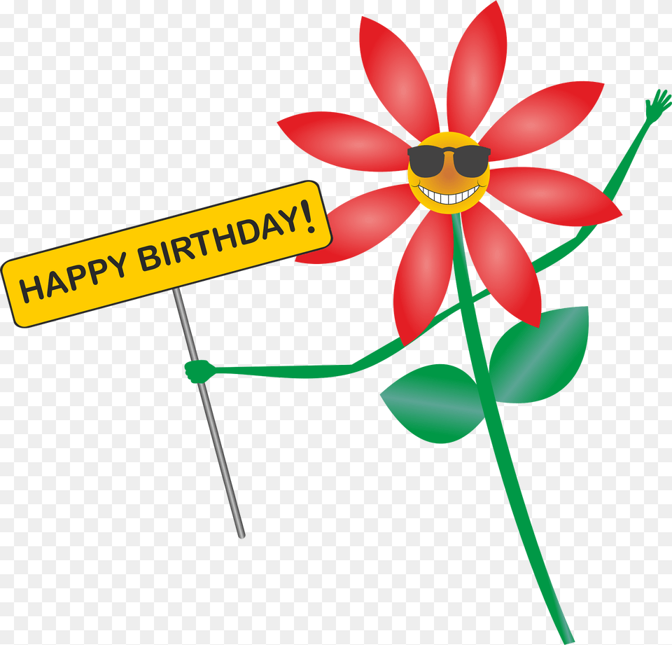 Happy Birthday Clipart, Daisy, Flower, Petal, Plant Png