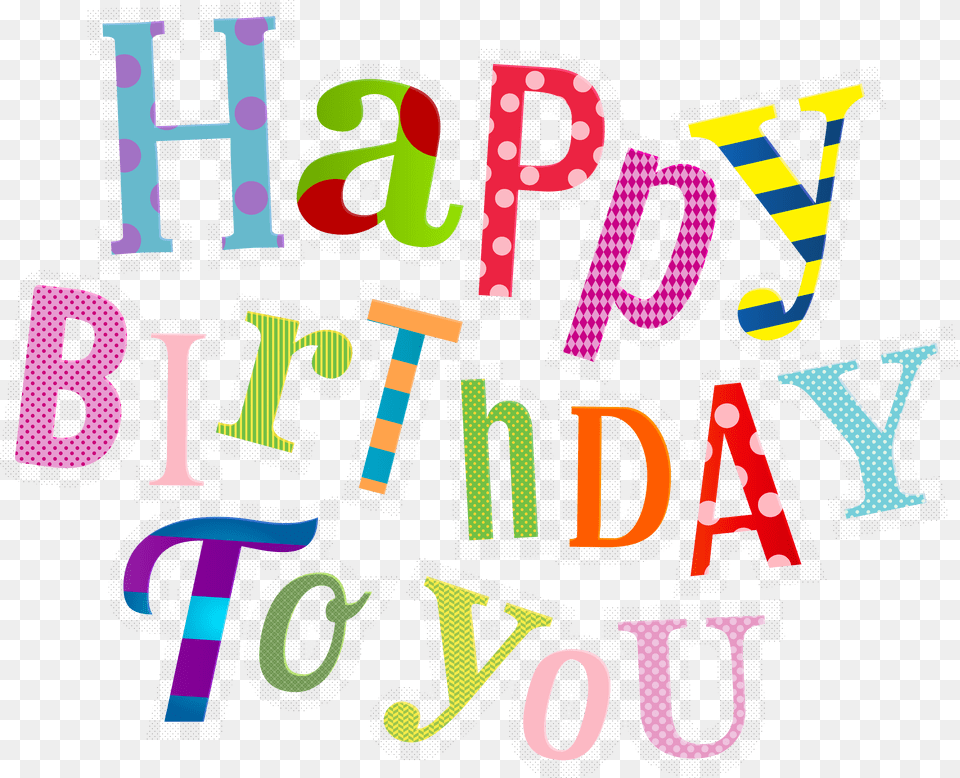 Happy Birthday Clipart, Text, Number, Symbol, Scoreboard Png Image