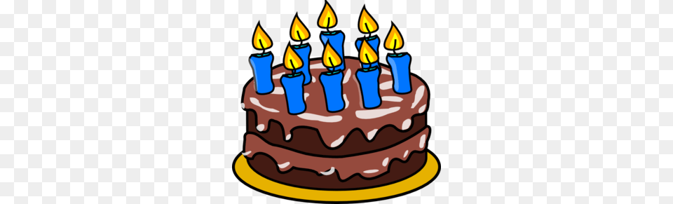Happy Birthday Clipart, Birthday Cake, Cake, Cream, Dessert Png Image