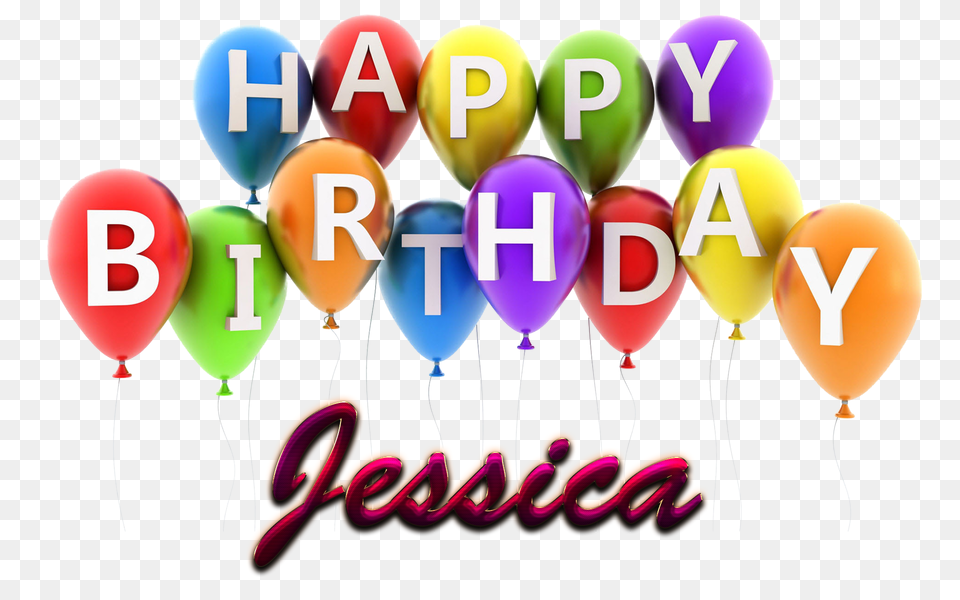 Happy Birthday Clipart Jessica Happy Birthday Morgan, Balloon, People, Person Free Png Download