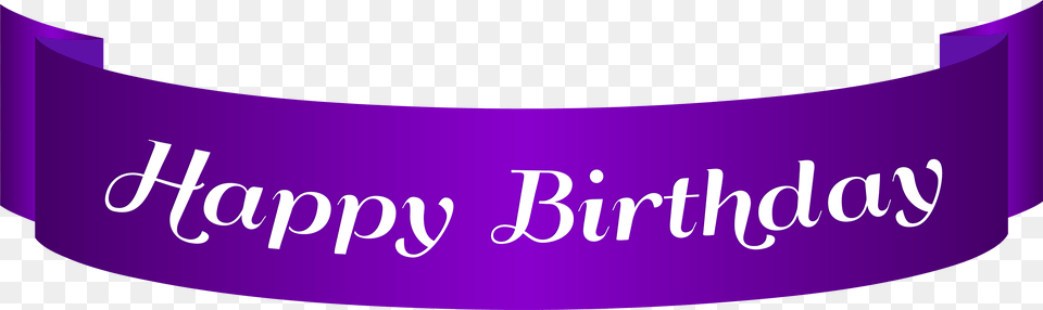 Happy Birthday Clipart Purple, Text Png Image