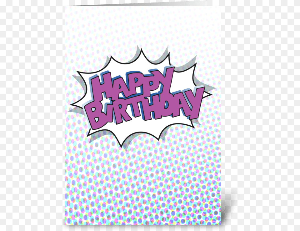 Happy Birthday Comic Book Style Greeting Card Gucci Stamp Bowling Shirt, Paper, Sticker, Logo Png