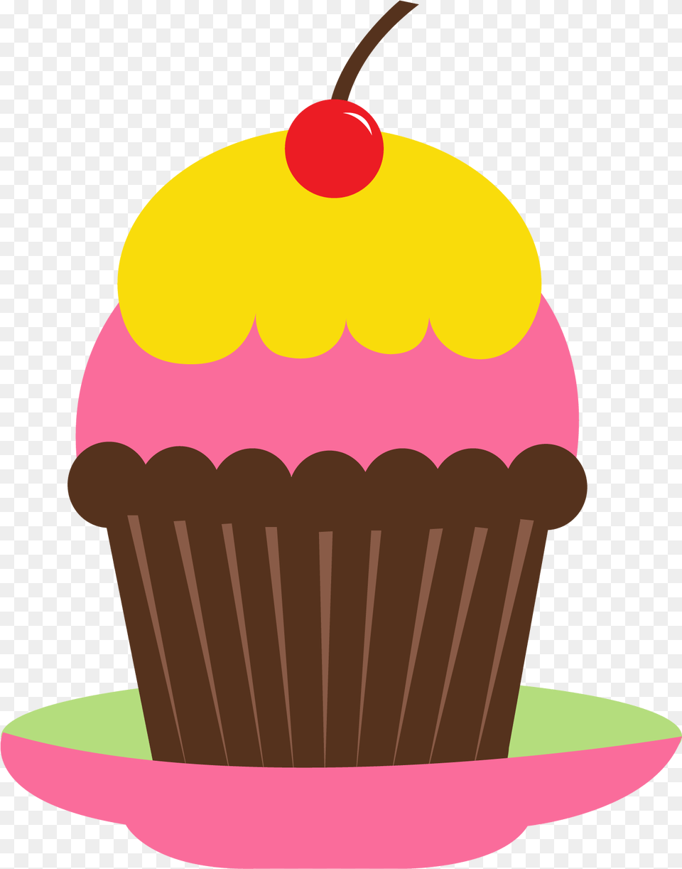 Happy Birthday Cupcake Clip Art Cupcake, Cake, Cream, Dessert, Food Free Transparent Png