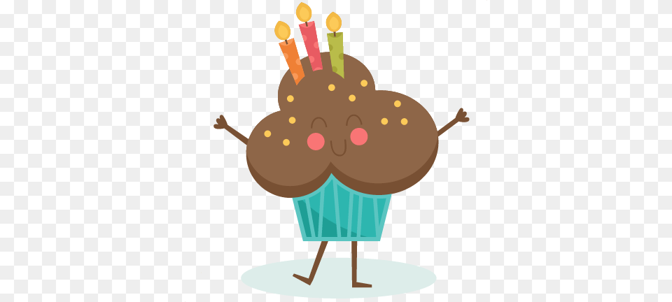 Happy Birthday Cupcake Scrapbook Birthday Cut, Cake, Cream, Dessert, Food Free Transparent Png