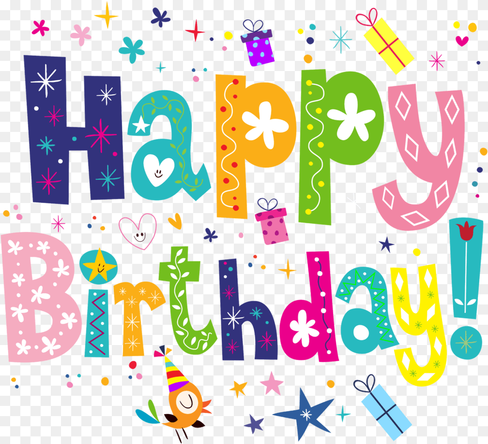 Happy Birthday Cute Happy Birthday, Number, Symbol, Text Png Image