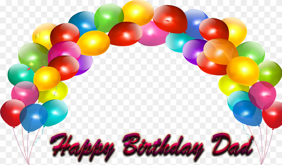 Happy Birthday Dad Background Balloons Happy Birthday Papa Background, Balloon, People, Person Free Png
