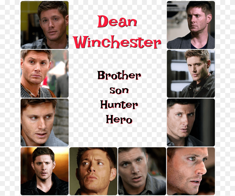 Happy Birthday Dean Winchester Dizzojay U2014 Livejournal Collage, Art, Face, Head, Person Free Png