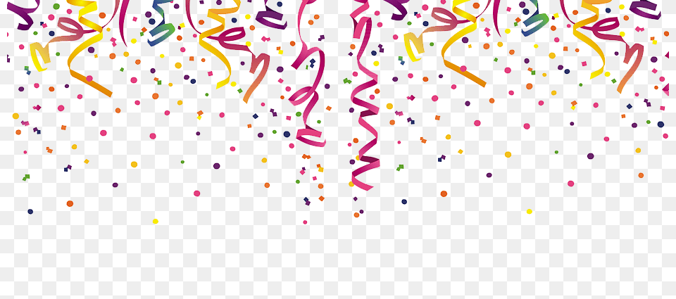 Happy Birthday Decoration, Paper, Confetti Png Image