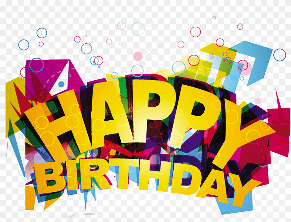 Happy Birthday Design, Art, Graphics Free Png Download